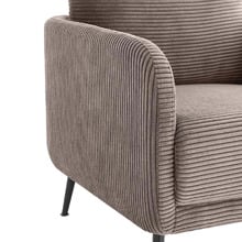 Eva Corduroy Velvet Armchair